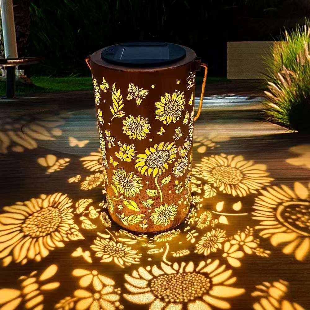 Outdoor Lighting For Patio - Sunflower Light and Shadow Light Waterproof