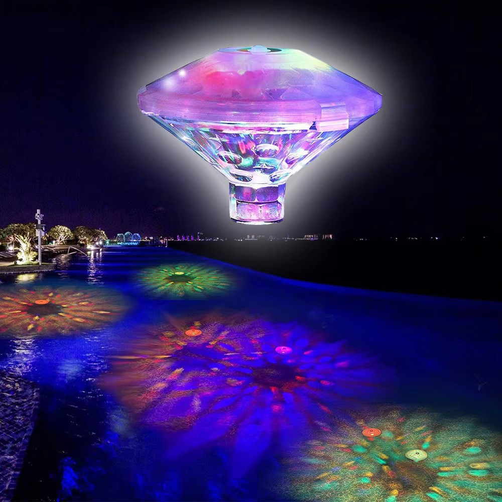 Pond Light Submersible - LED Pool Light Waterproof Floating Underwater
