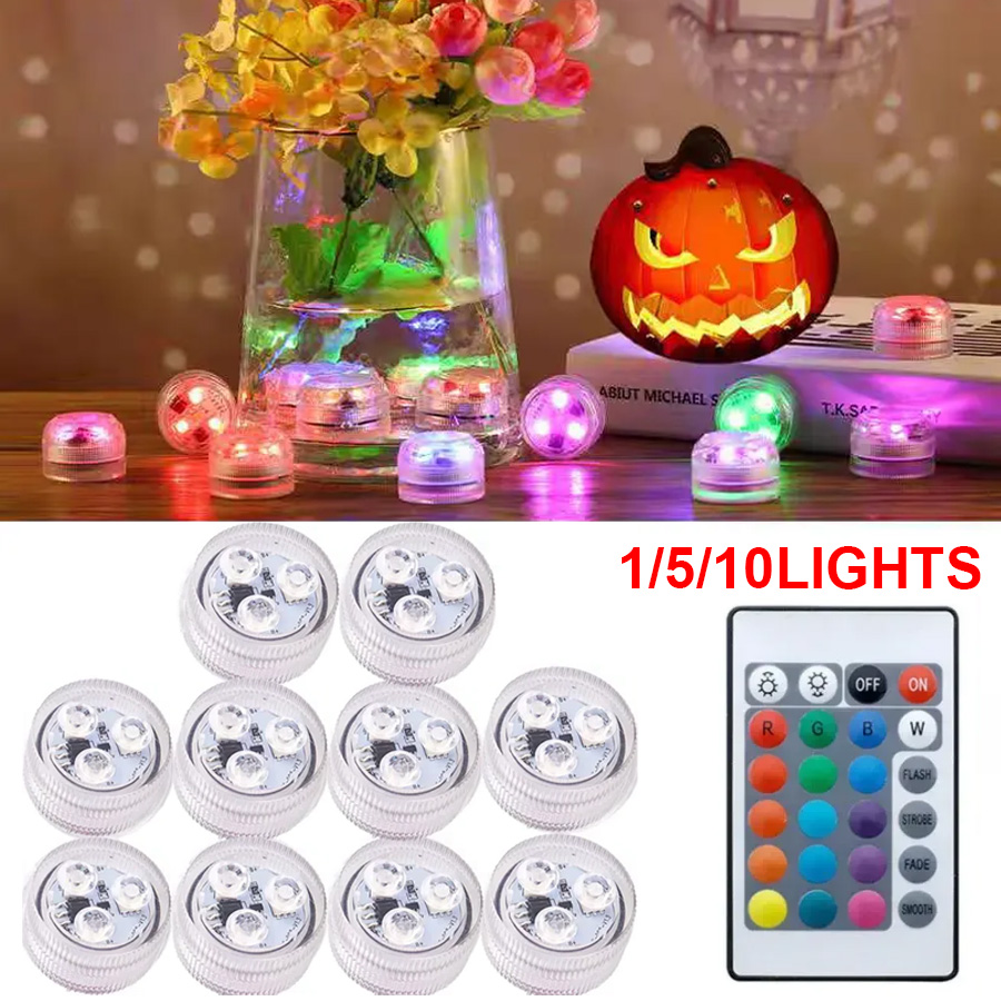 Pond Light Submersible - RGB 3/10 LED Underwater Light -