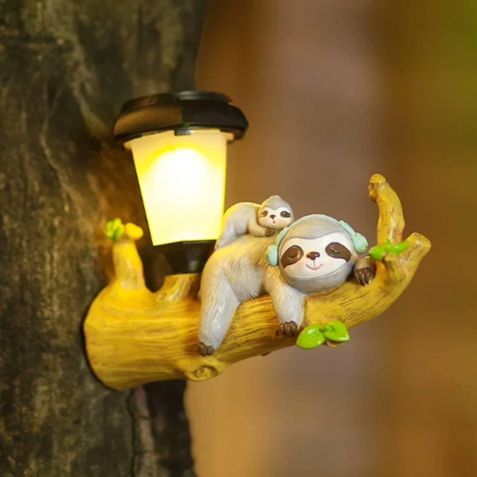 Outdoor Lighting For Patio - Resin Solar Outdoor Hanging Light Animal