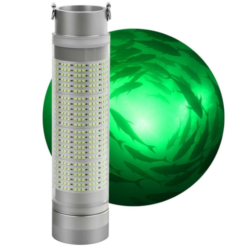 Pond Light Submersible - Auto-On Submersible LED Fishing Light 100W