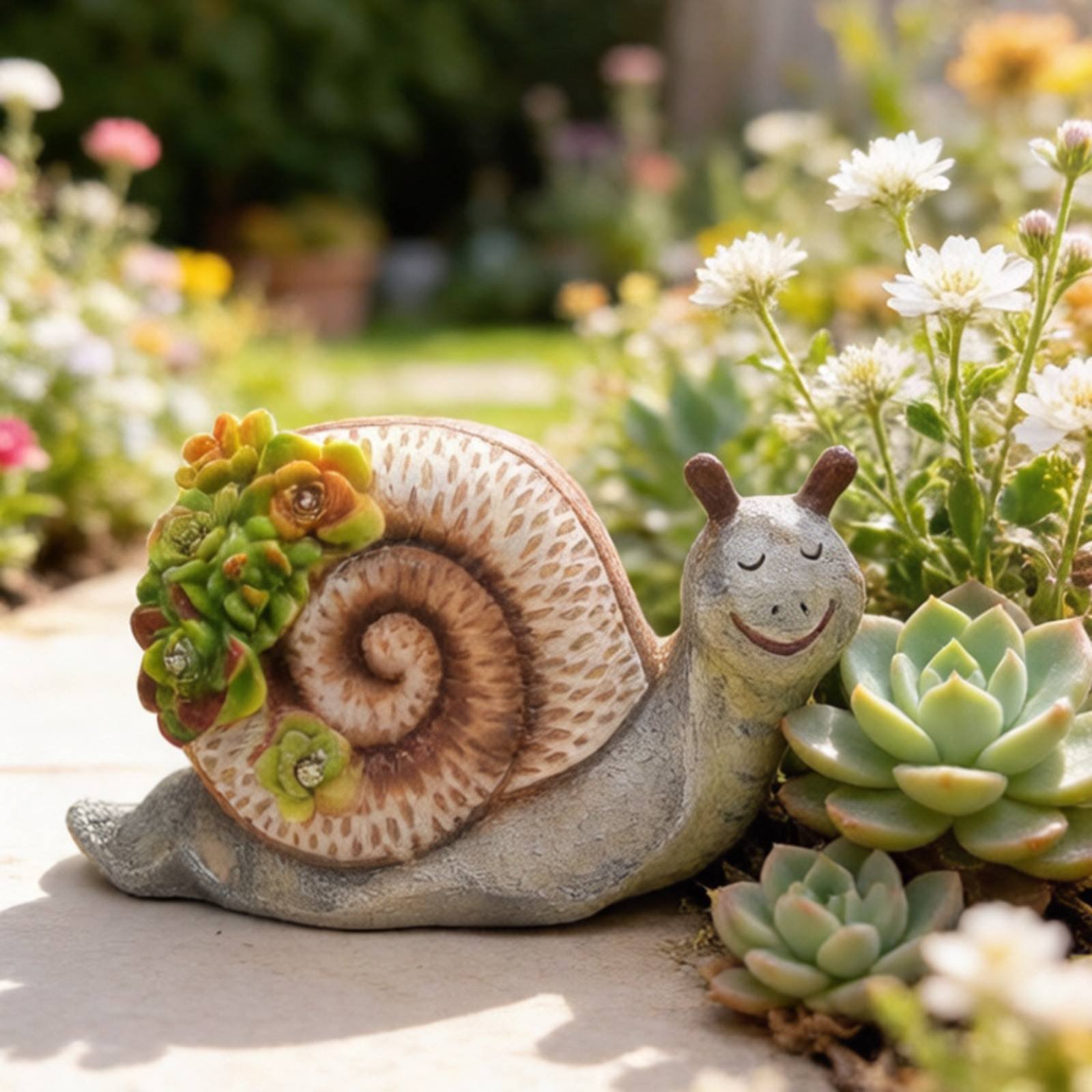 Outdoor Lighting For Patio - Cartoon Snail Decor Waterproof Cute Snail