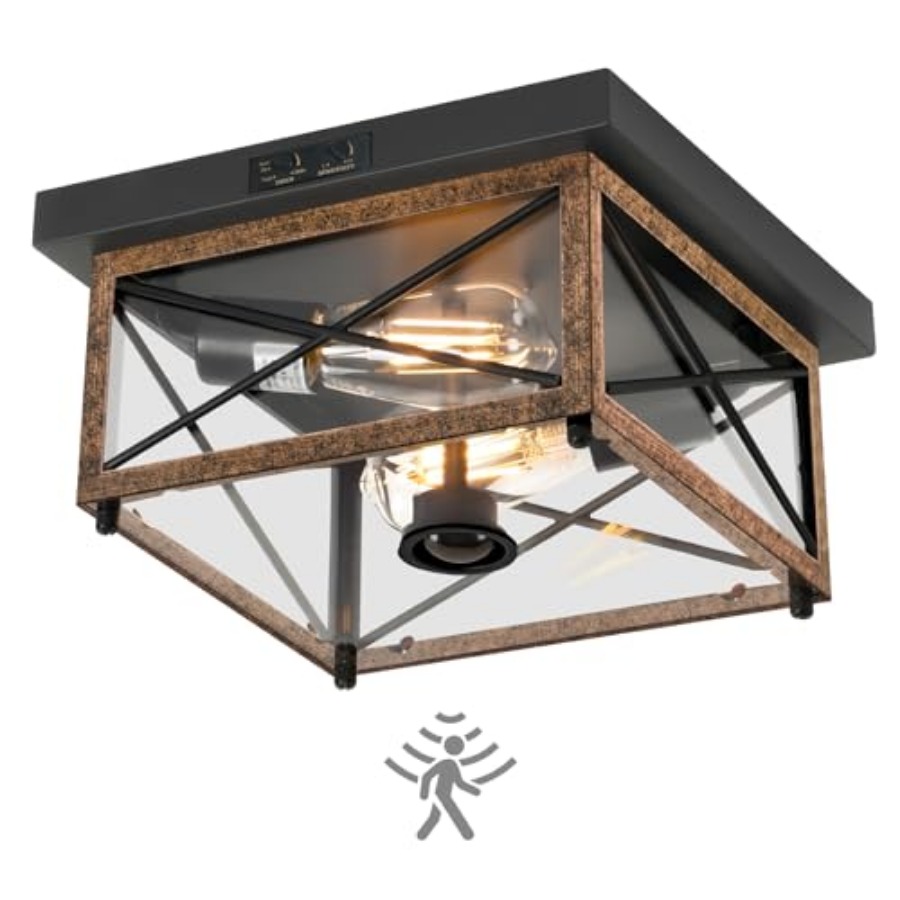 Outdoor Lighting Sensor - Outdoor Ceiling Light with Motion Sensor,