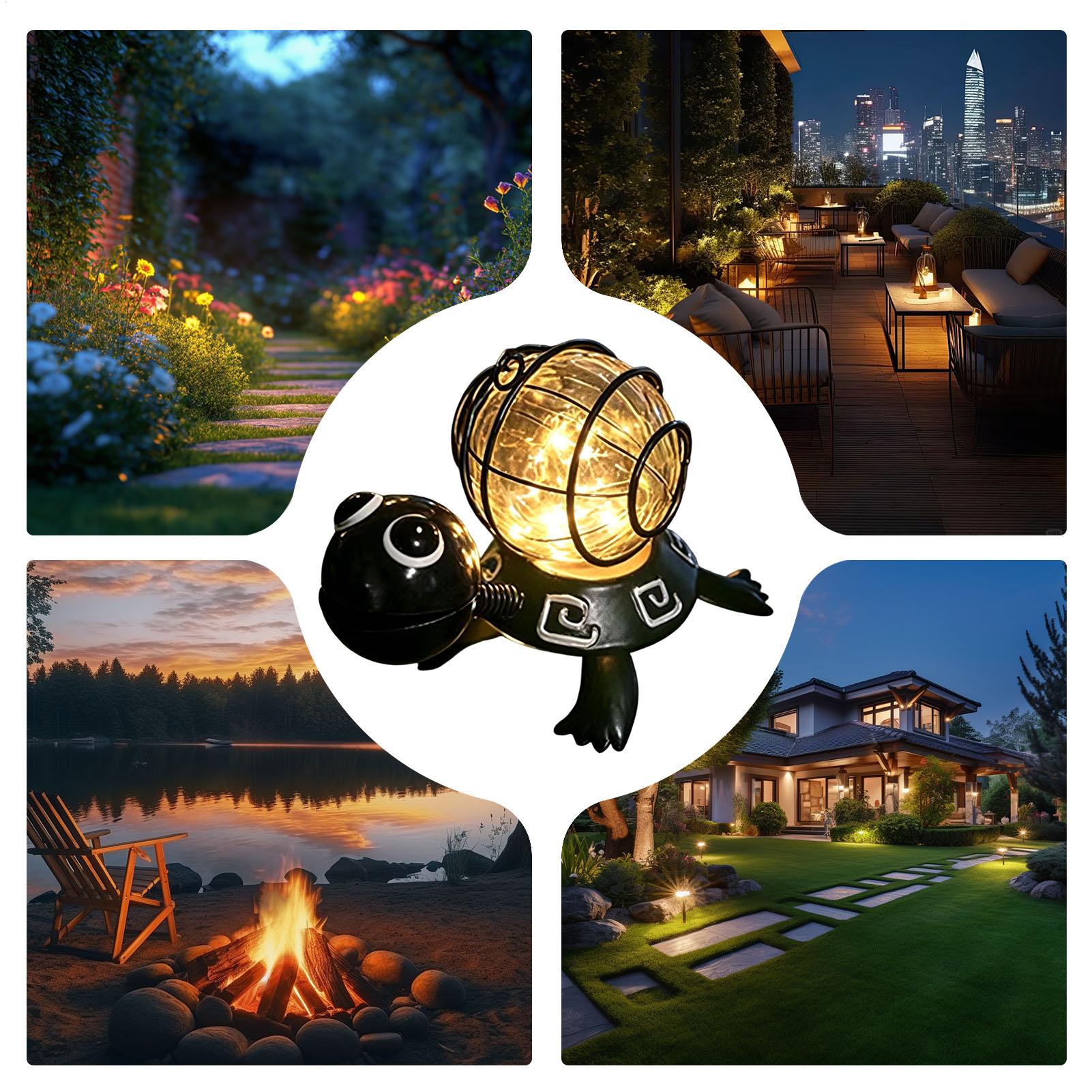 Solar Path Light - Turtle Solar Lights Outdoor Garden Waterproof