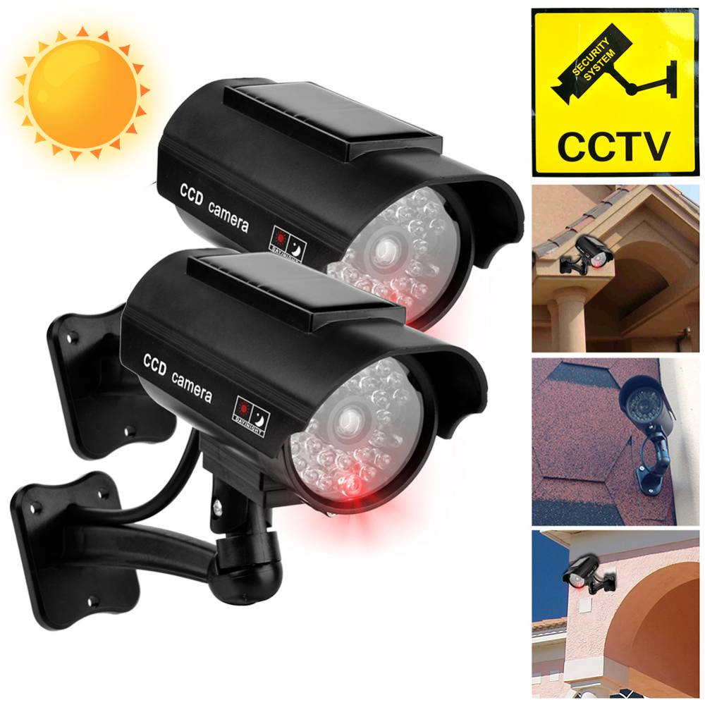 Outdoor Lighting Solar Panel - Outdoor Solar Simulation Camera Waterproof Dummy
