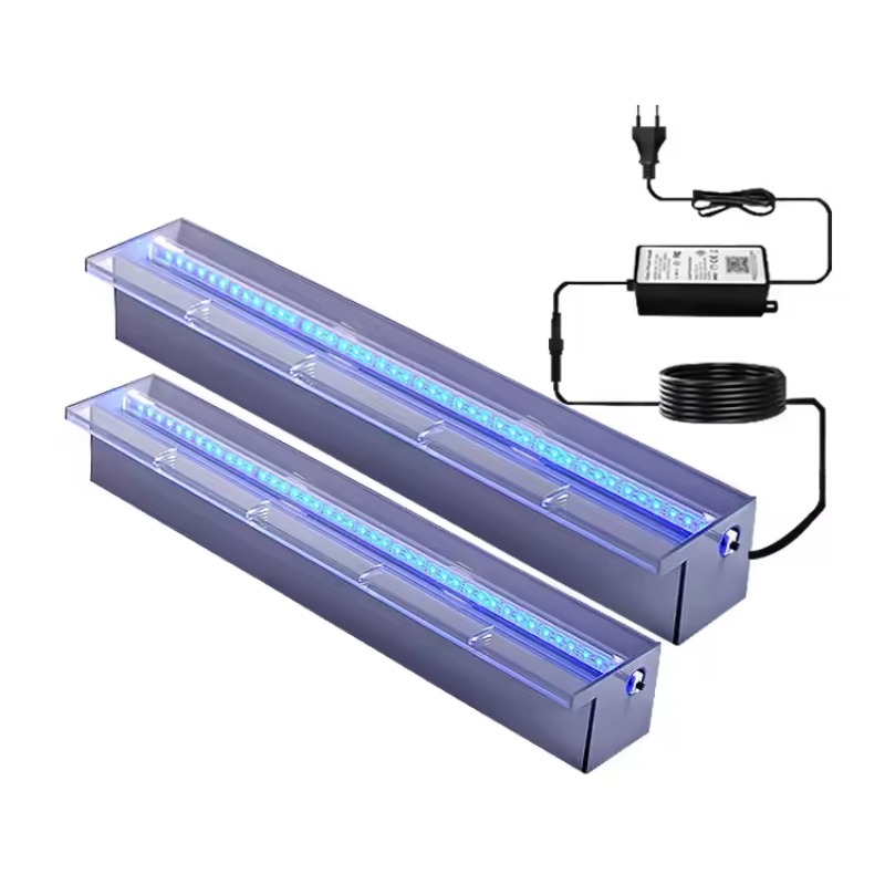 Pond Light Submersible - Acrylic Sheer Descent Waterfall Wall Fountain