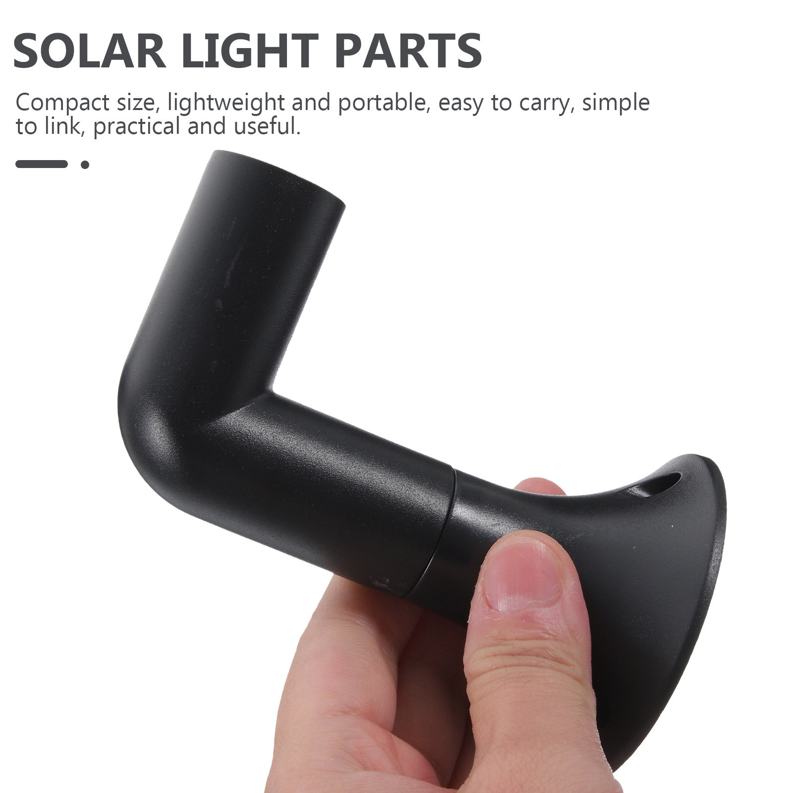 Solar Path Light - 1 Set Base Elbow Light Landscaping