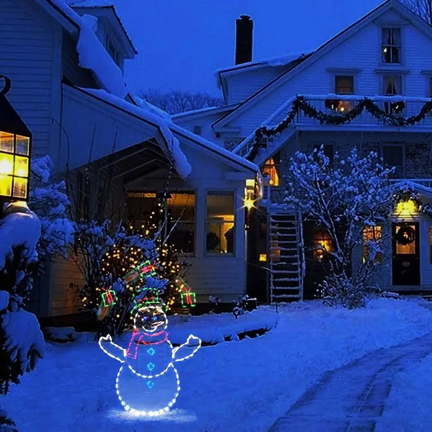Animated Snowball Light LED Gl - Outdoor Lighting Effects review and price