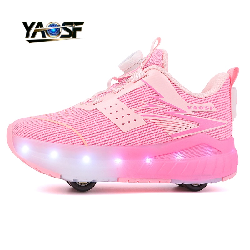 Kids 4-Wheel LED Light Up Shoe - Outdoor Lighting Effects review and price