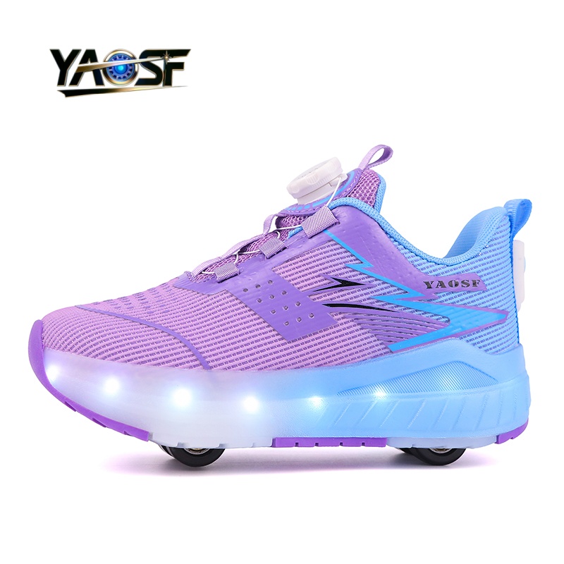 Kids 4-Wheel LED Light Up Shoe - Outdoor Lighting Effects review and price