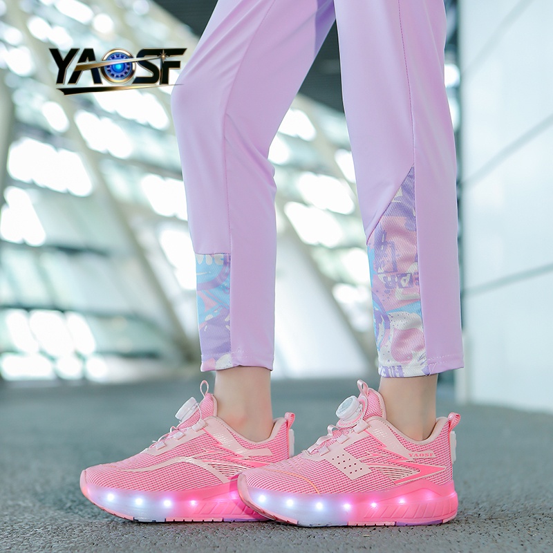 Kids 4-Wheel LED Light Up Shoe - Outdoor Lighting Effects review and price