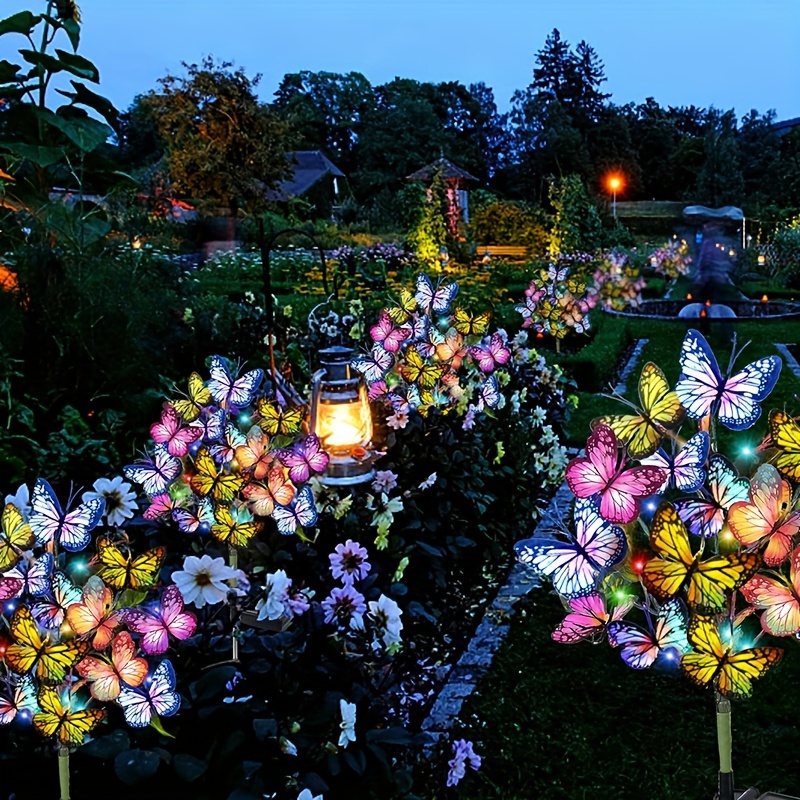Solar LED Butterfly Garden Lig - Outdoor Lighting Effects review and price
