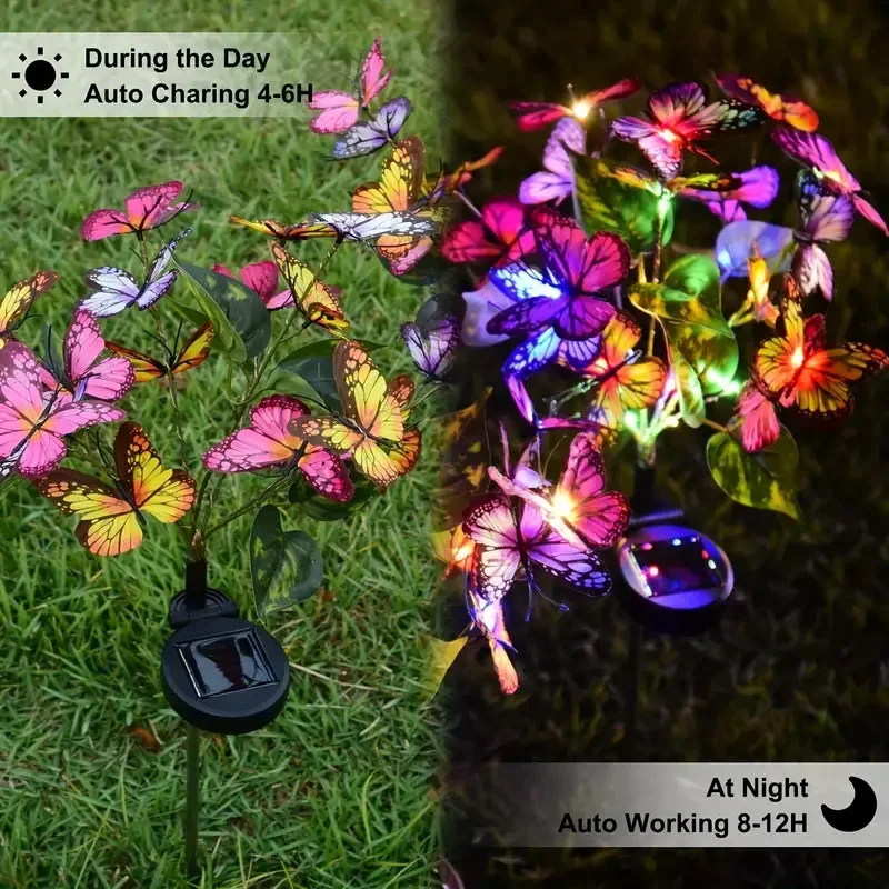 Solar LED Butterfly Garden Lig - Outdoor Lighting Effects review and price