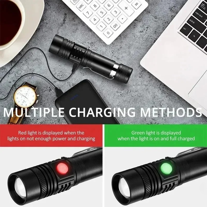 Rechargeable T6 Handheld Flash - Outdoor Lighting Setup review and price