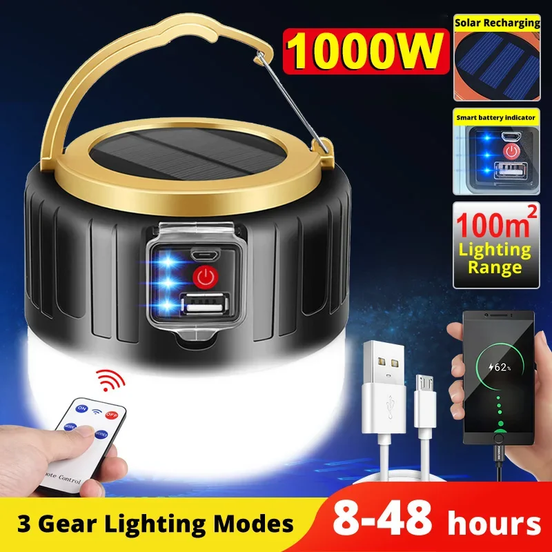 LED Solar Camping Light Power  - Outdoor Lighting Solar Panel review and price