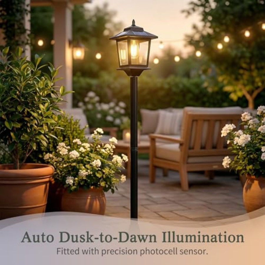 Outdoor Solar Post Lights, 2-P - Outdoor Lighting For Patio review and price