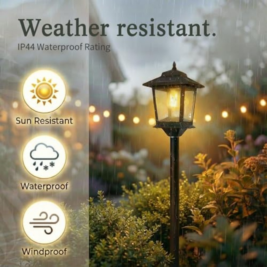 Outdoor Solar Post Lights, 2-P - Outdoor Lighting For Patio review and price