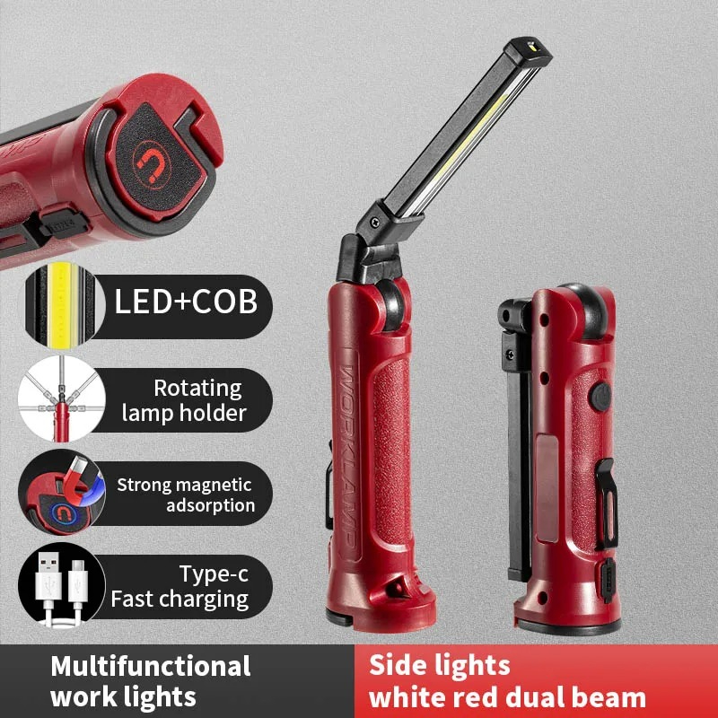 COB LED Work Light Rechargeabl - Outdoor Lighting Setup review and price