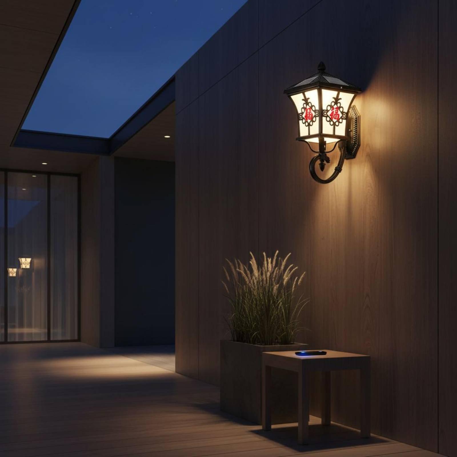 Solar Led Outdoor Wall Lamp El - Outdoor Lighting For Patio review and price