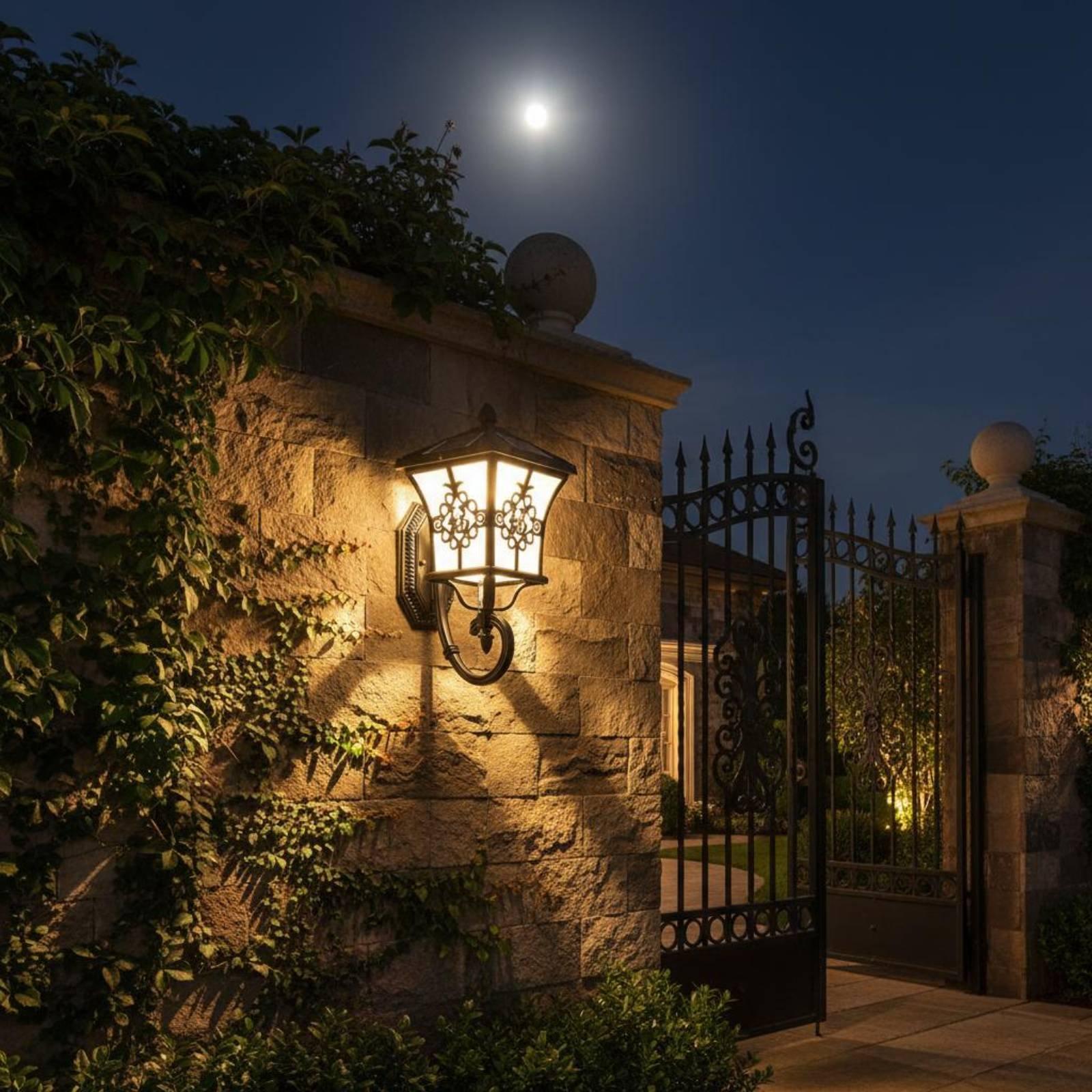 Solar Led Outdoor Wall Lamp El - Outdoor Lighting For Patio review and price