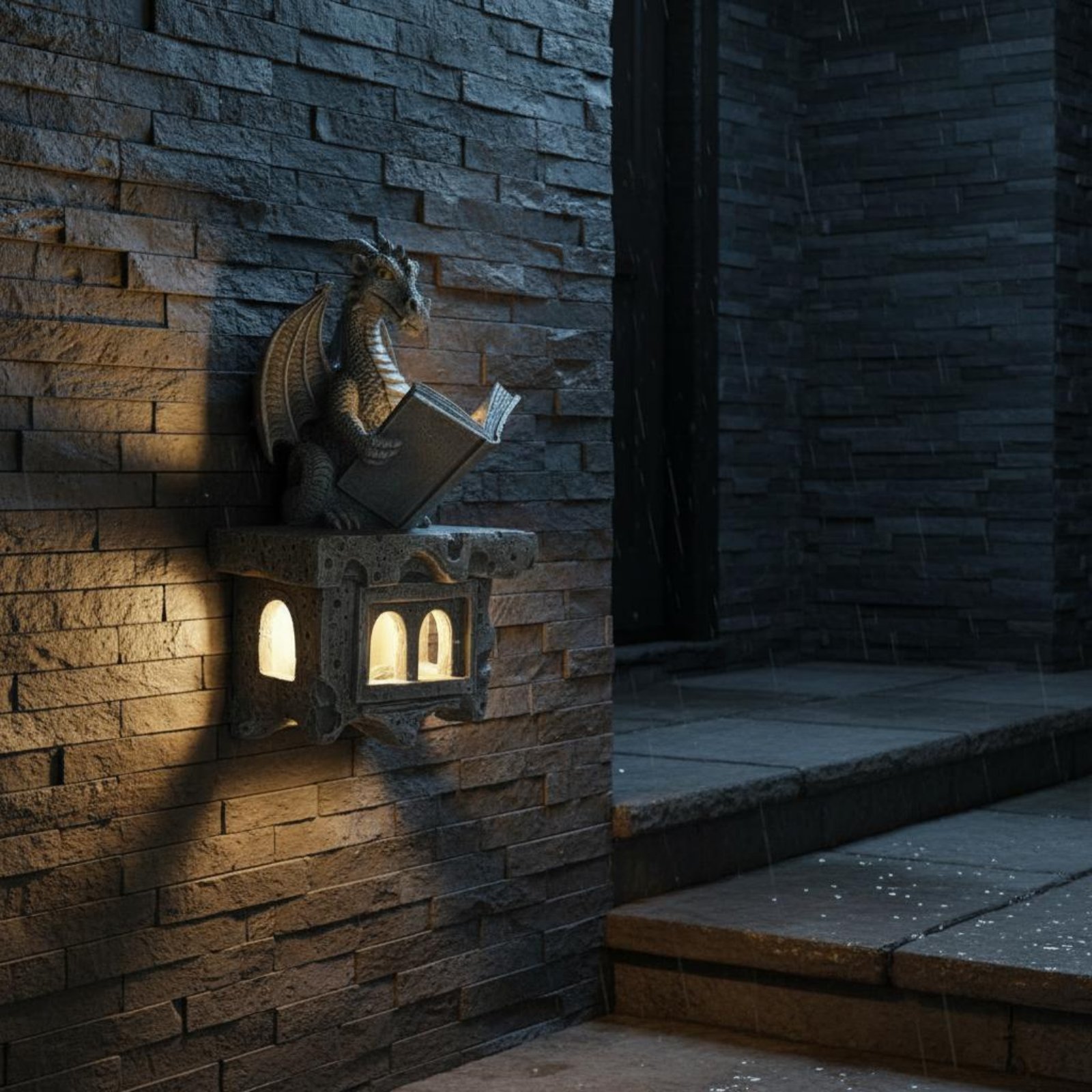 Solar Wyvern Wall Shine Auto O - Outdoor Lighting For Patio review and price
