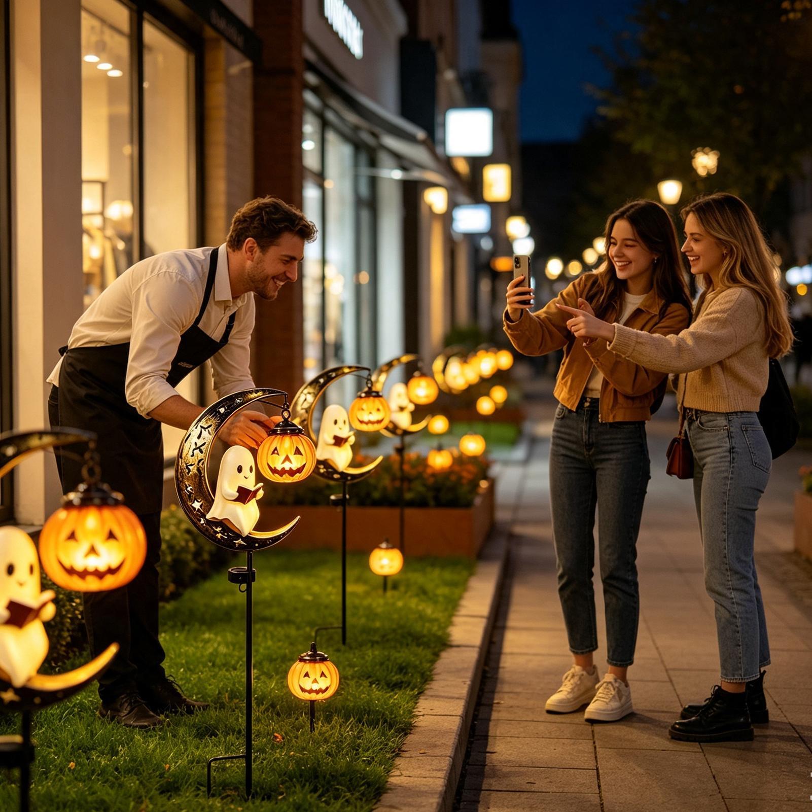 Halloween Solar Garden Stake L - Solar Path Light review and price