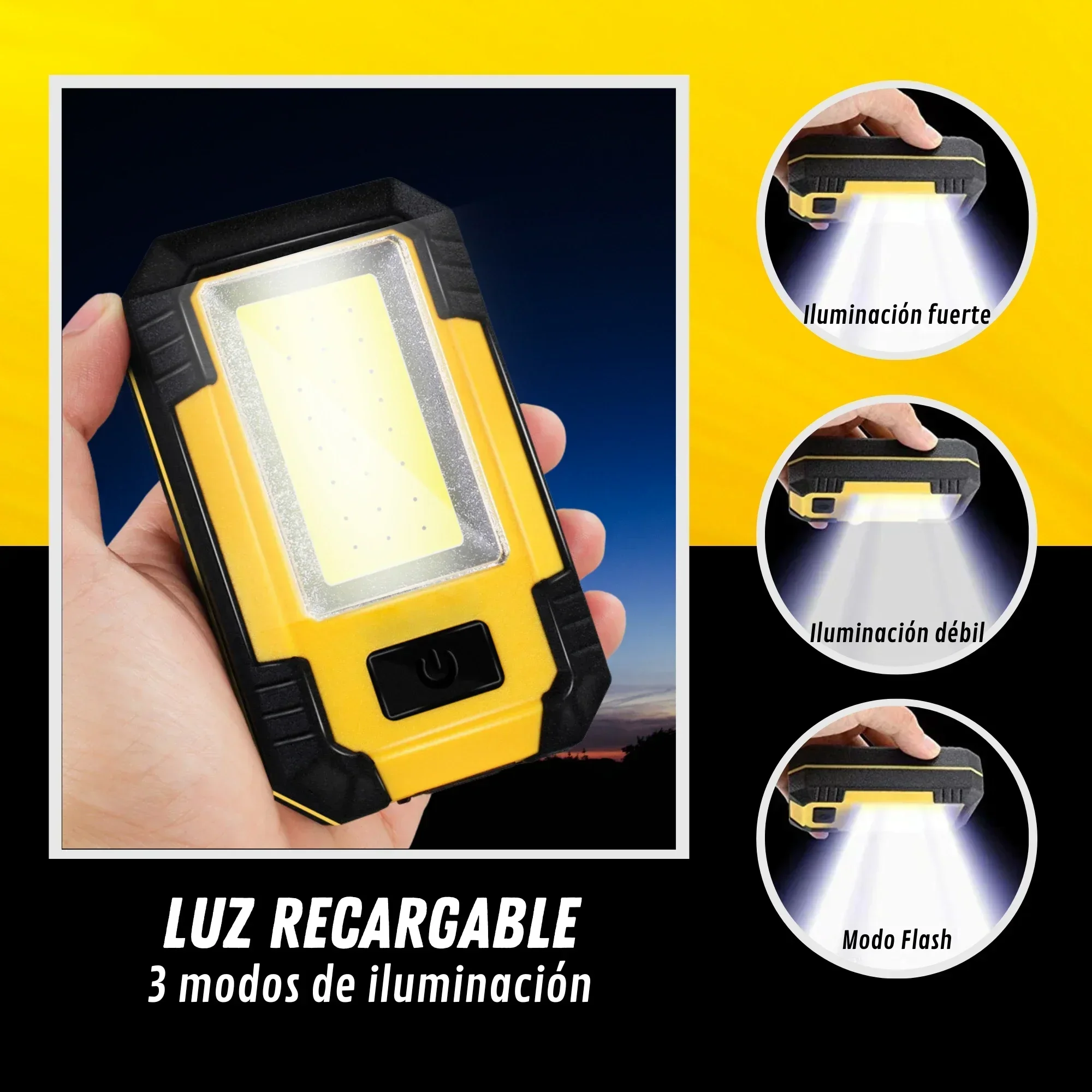 Rechargeable 4000MaH Work Ligh - Outdoor Lighting Setup review and price