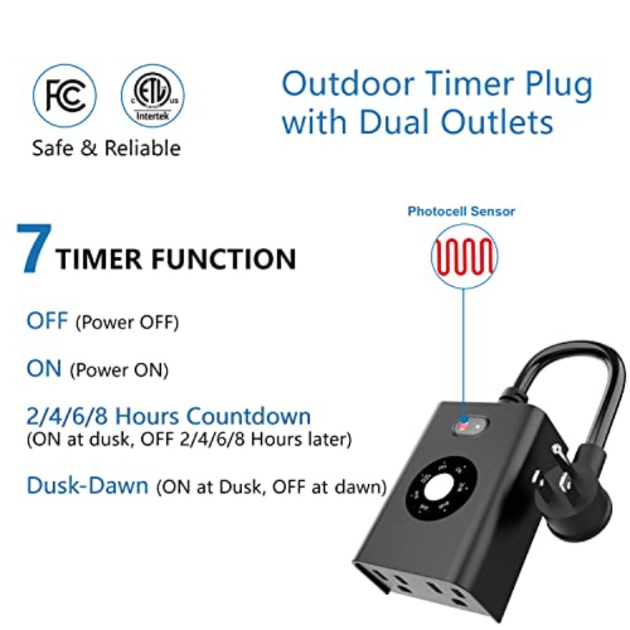 Outdoor Sensor Timer for Light - Outdoor Lighting No Outlet review and price