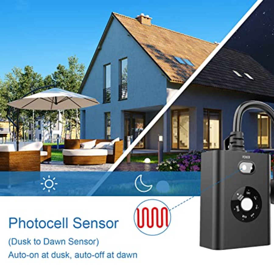 Outdoor Sensor Timer for Light - Outdoor Lighting No Outlet review and price