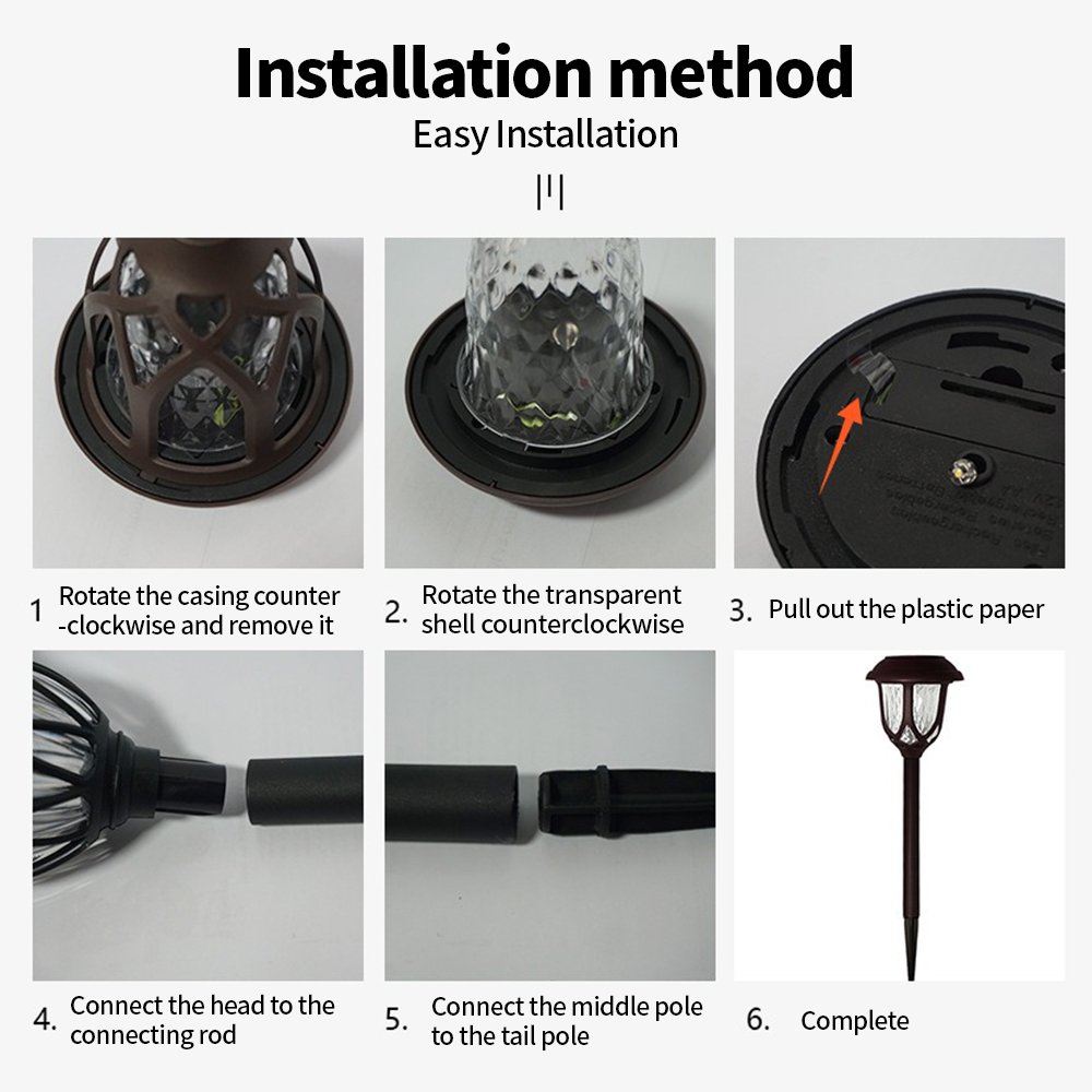 LED Solar Courtyard Lamp Outdo - Solar Path Light review and price