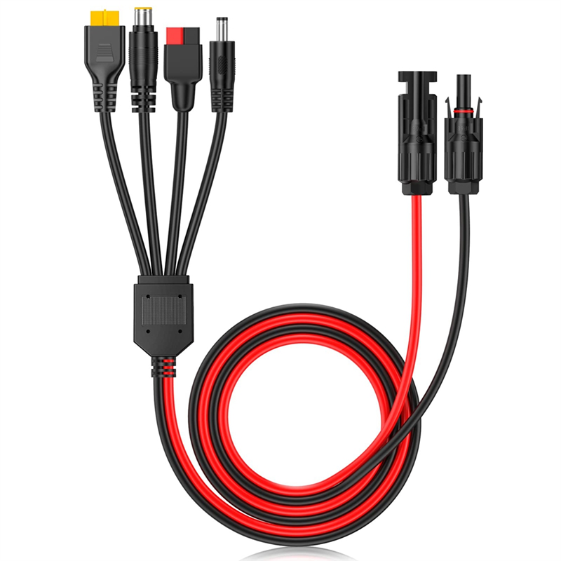 A01F-4-In-1 Solar Panel Connec - Outdoor Lighting Extension Cable review and price