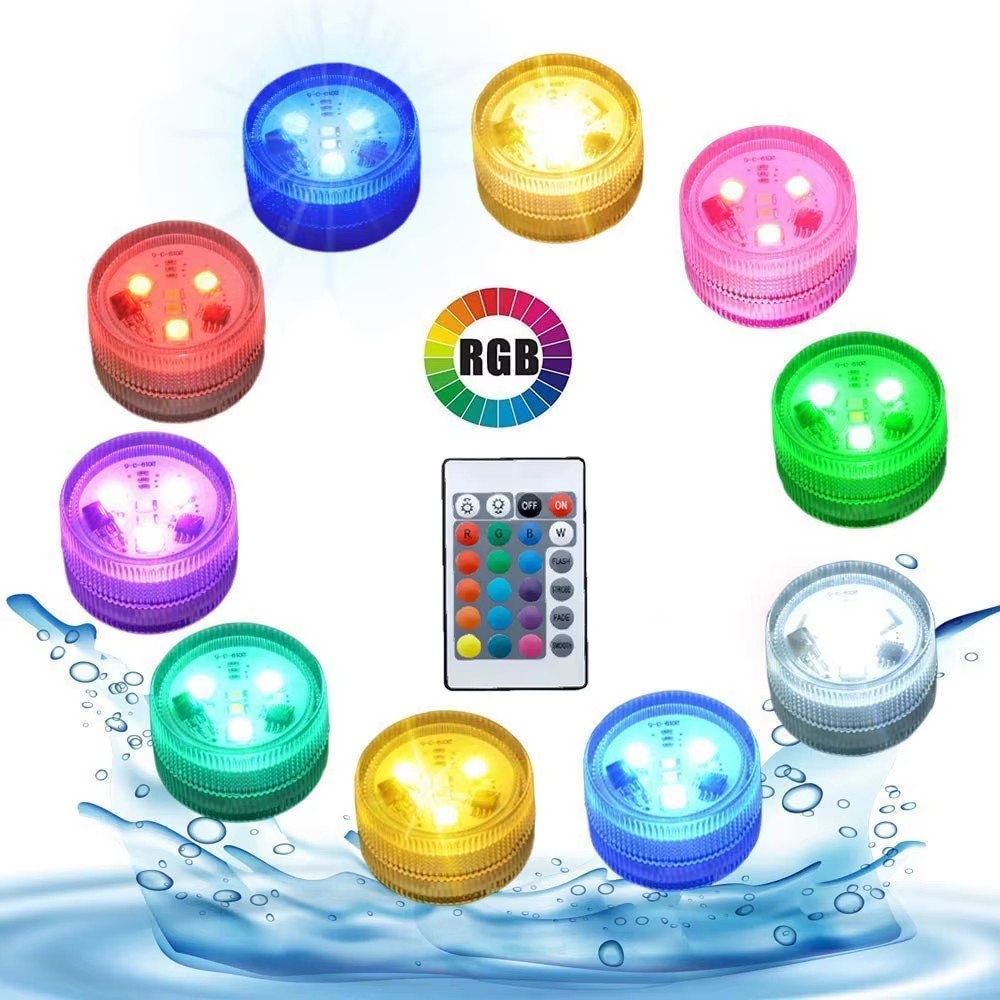 RGB 3/10 LED Underwater Light  - Pond Light Submersible review and price