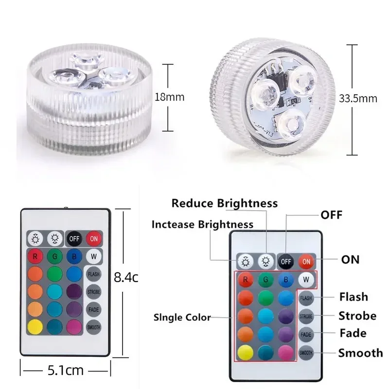 RGB 3/10 LED Underwater Light  - Pond Light Submersible review and price