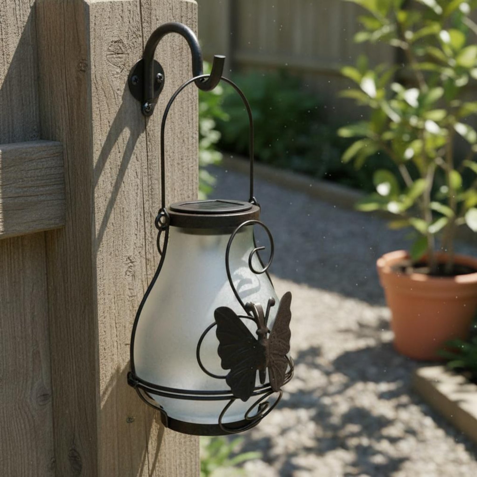 Solar Butterfly Lantern Waterp - Outdoor Lighting For Patio review and price