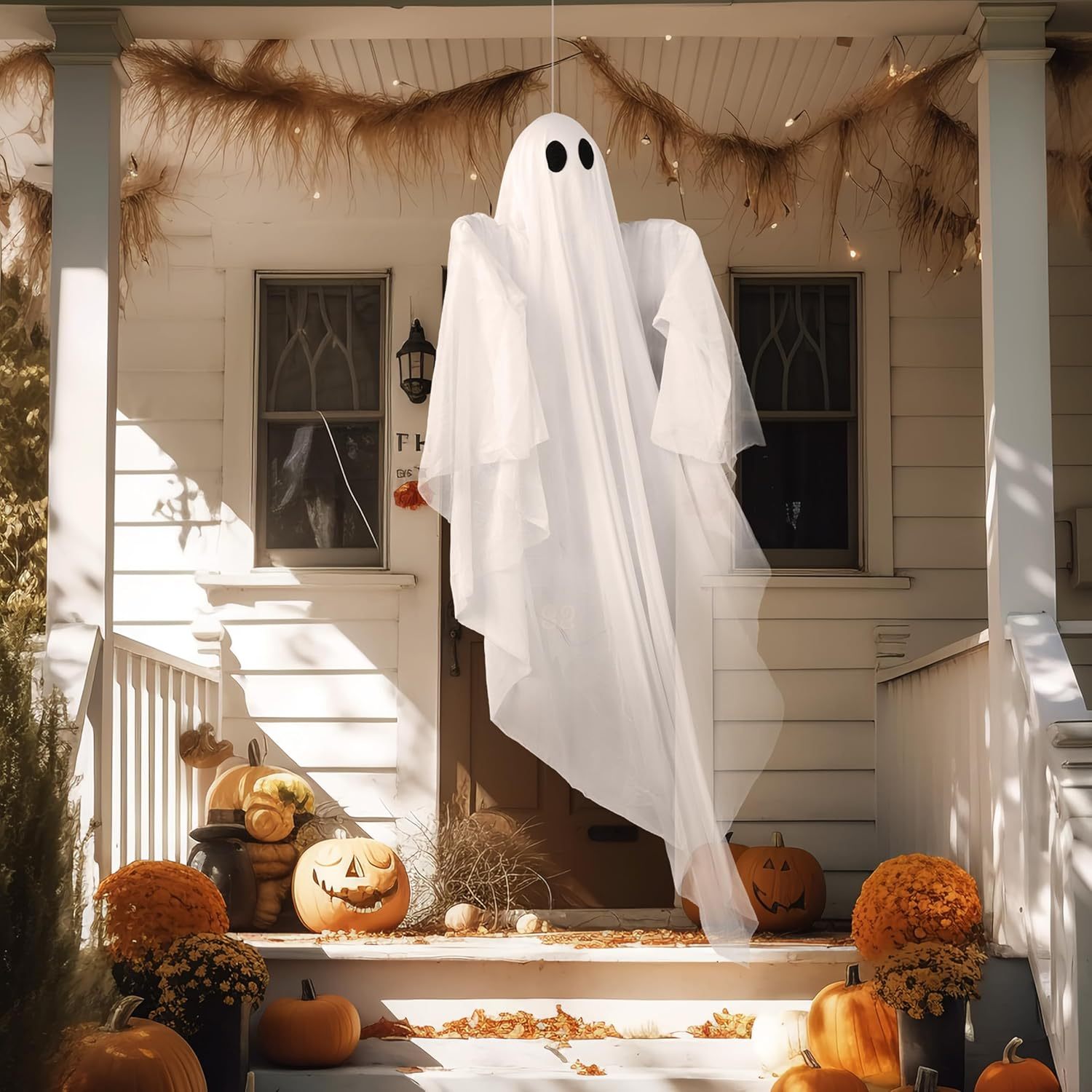 Halloween Hanging Light up Gho - Outdoor Lighting Effects review and price