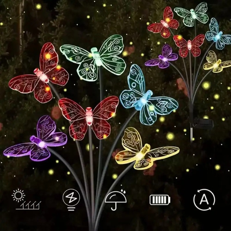 Solar Powered Butterfly Lights - Outdoor Lighting For Patio review and price
