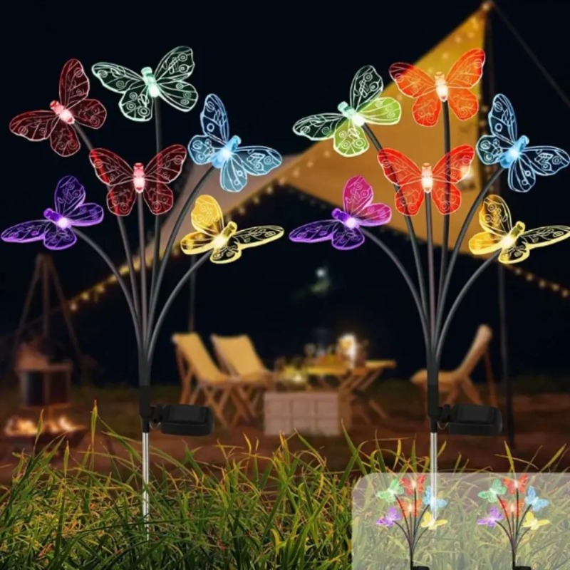 Solar Powered Butterfly Lights - Outdoor Lighting For Patio review and price