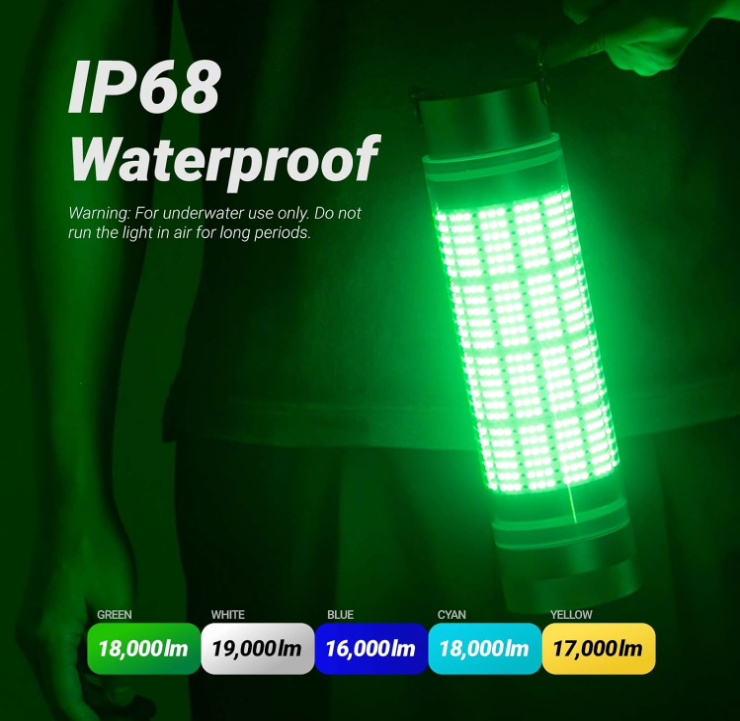 Auto-On Submersible LED Fishin - Pond Light Submersible review and price
