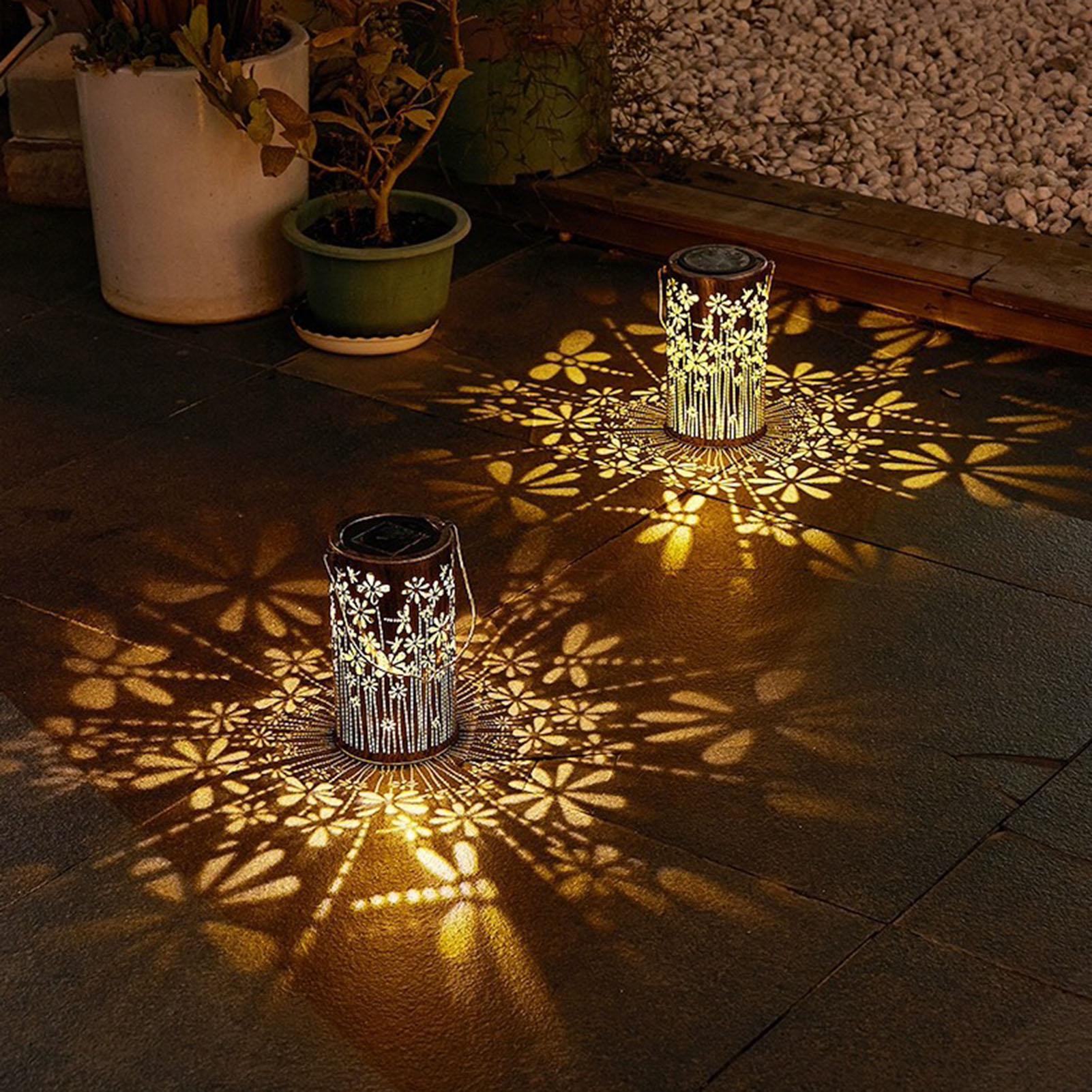 Solar Lanterns Colorful Metal  - Solar Path Light review and price