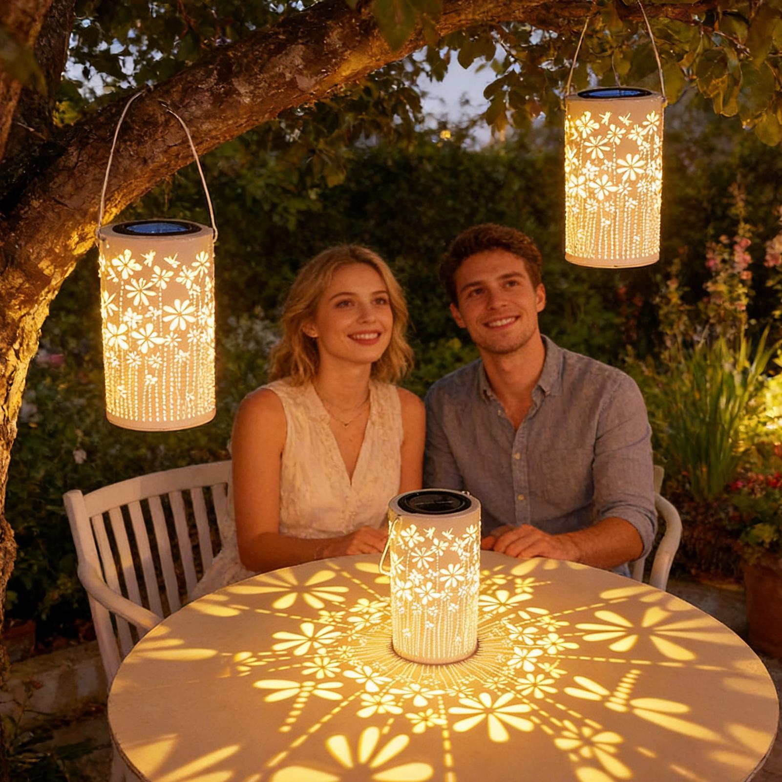 Solar Lanterns Colorful Metal  - Solar Path Light review and price