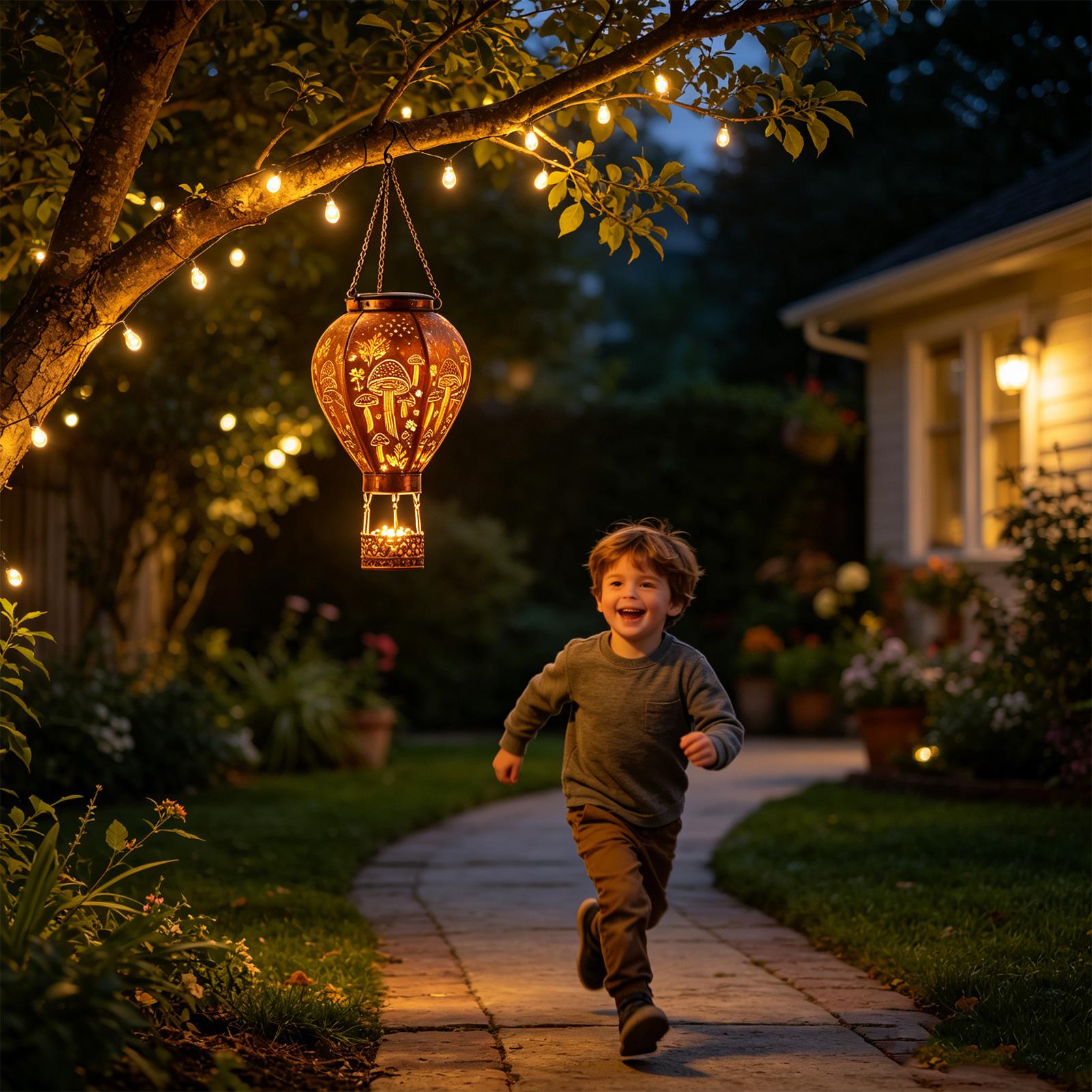 Hot Air Balloon Solar Light Hu - Solar Path Light review and price