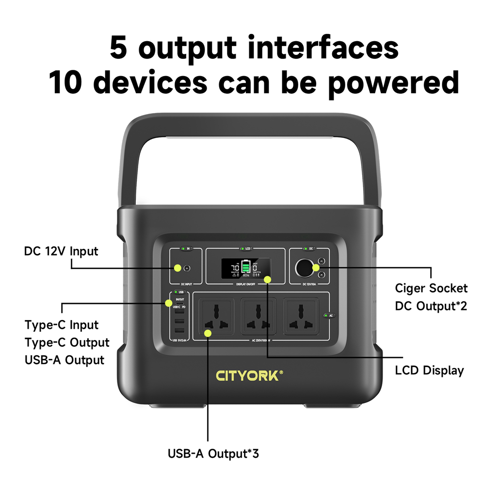 Portable Power Station 400W Po - Outdoor Lighting No Outlet review and price