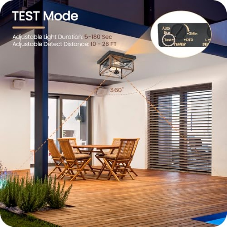Outdoor Ceiling Light with Mot - Outdoor Lighting Sensor review and price