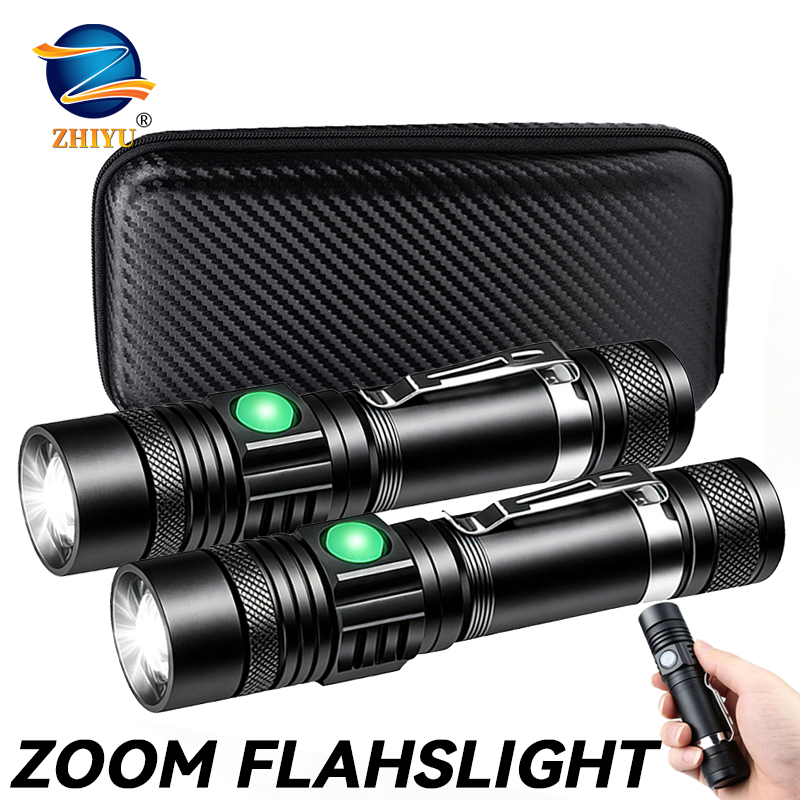 T6 LED Rechargeable Flashlight - Outdoor Lighting Setup review and price