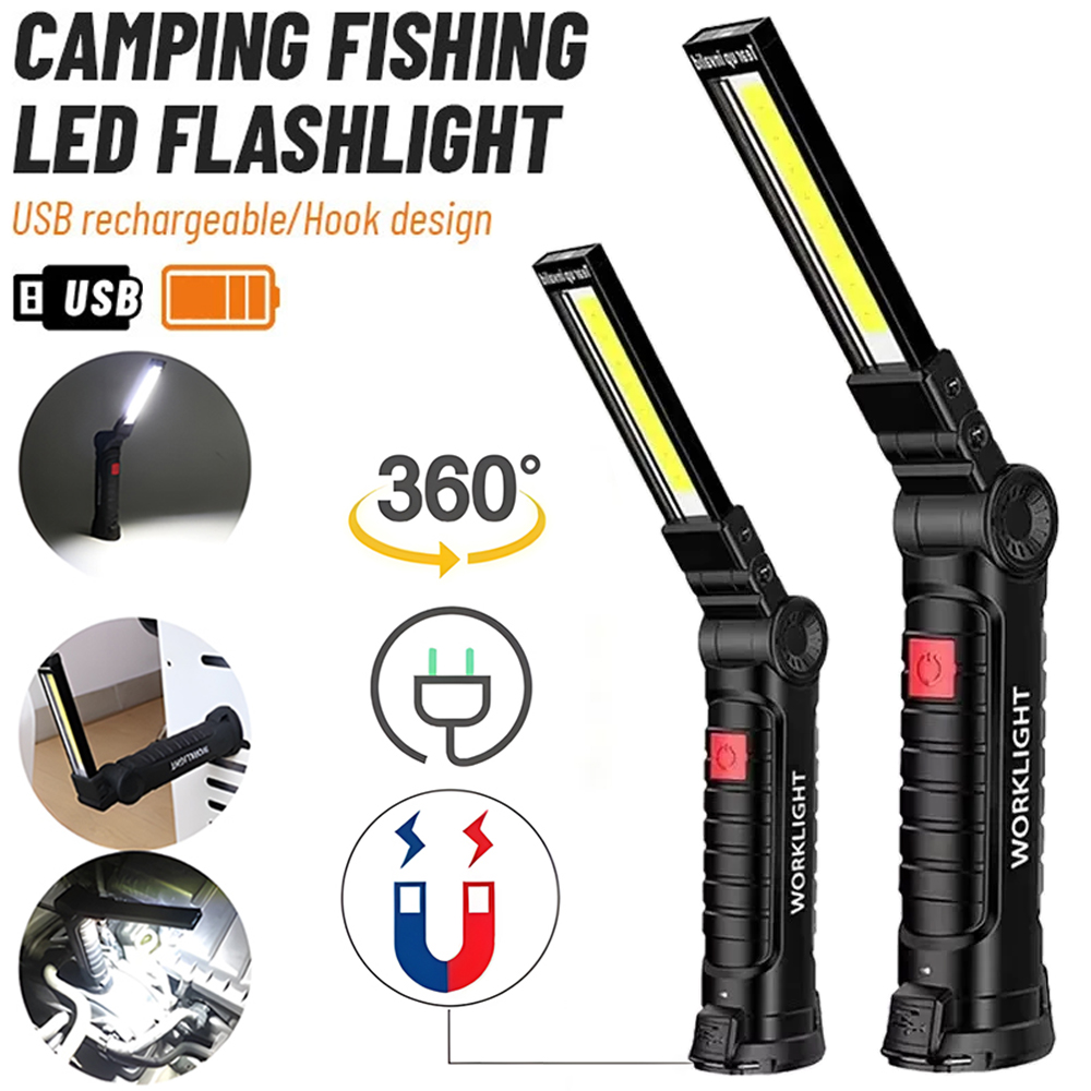 LED COB Flashlight USB Recharg - Outdoor Lighting Setup review and price