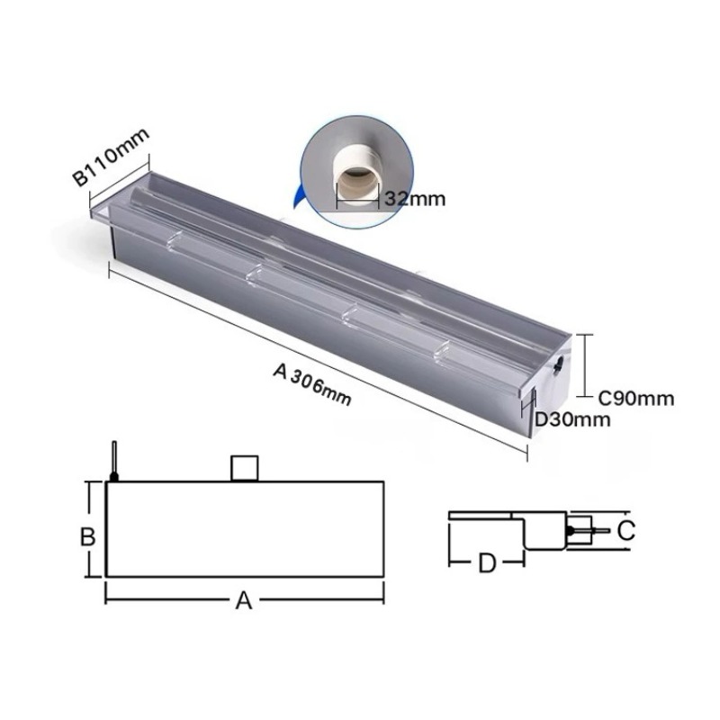 Acrylic Sheer Descent Waterfal - Pond Light Submersible review and price