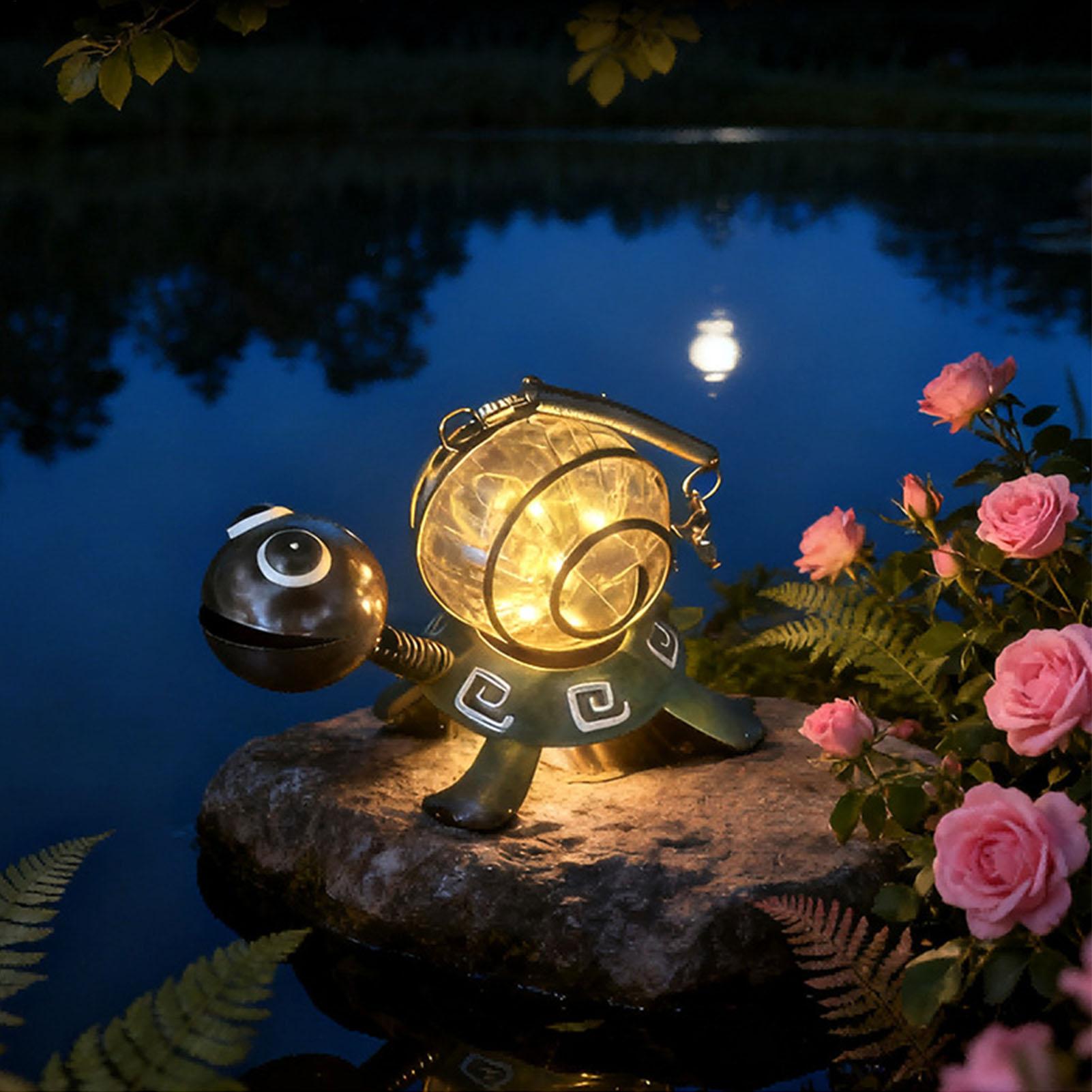 Solar Turtle Garden Statue Wat - Solar Path Light review and price