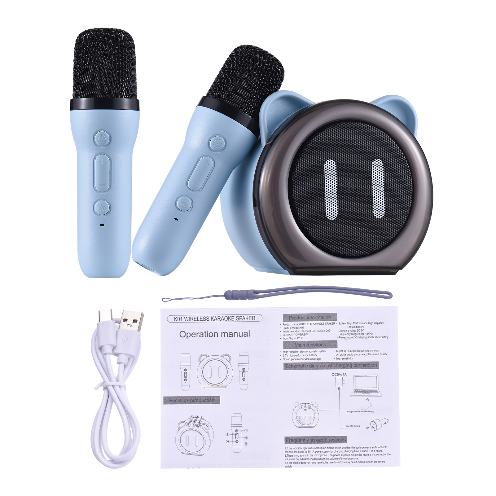 Karaoke Machine with 2 Wireles - Outdoor Lighting Effects review and price