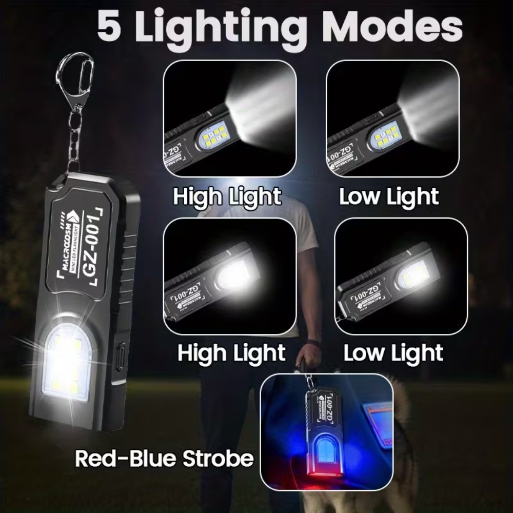 Mini COB LED Keychain Flashlig - Outdoor Lighting Setup review and price